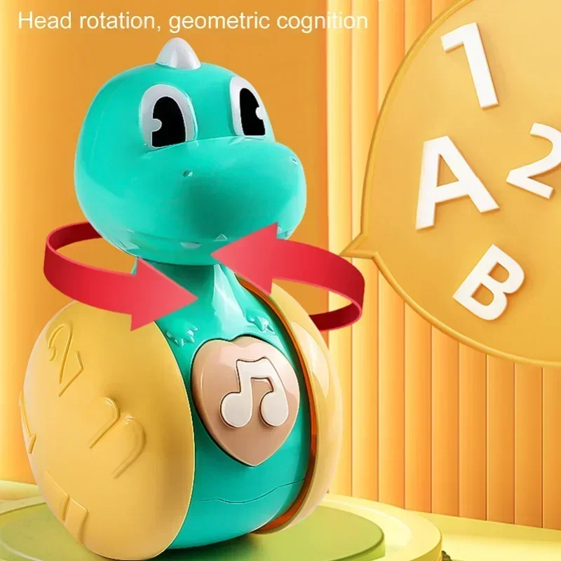Gobelet en Forme de Dinosaure pour Enfant, Jouet à Expression Vive, Image de Dessin Animé, Couleurs, Longue Durée, sans Bavure, Éducation Précoce, Degré de Chute