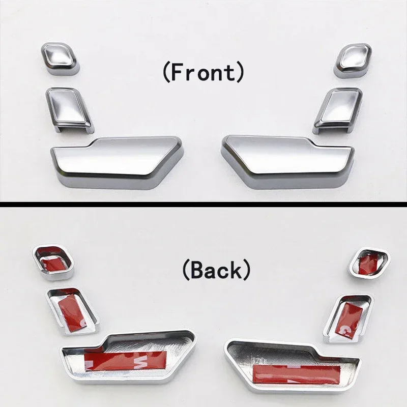 Enhance the Interior of Your For MercedesBenz with Silver Seat Adjust Button Sticker Cover for E C class W212 218 CLS GL