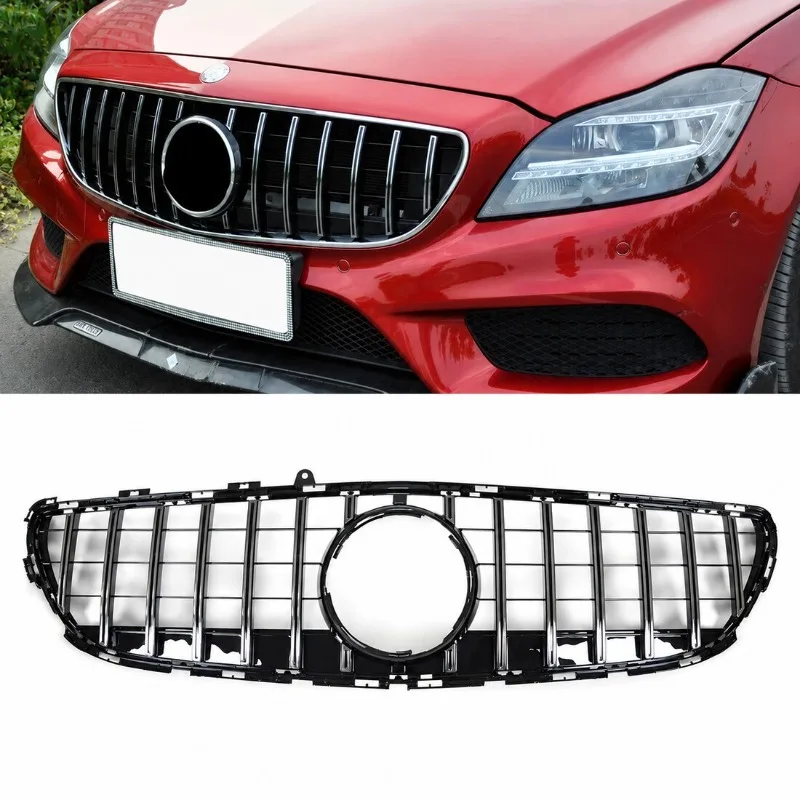 For Mercedes-Benz CLS W218 (2015-2018) CLS260 300 320 350 CLS400 GT Style Front Grille  – Bumper Mesh Grill
