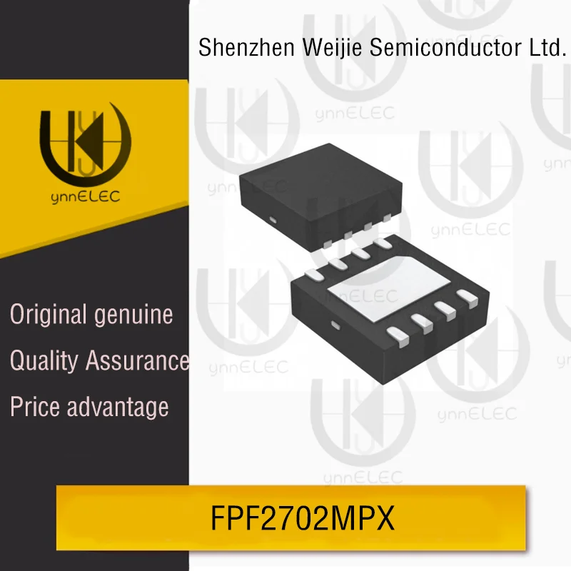 

Original FPF2702MPX Load Switch | 2.--36V Input | 2A Continuous | MLP-8 (3x3mm)