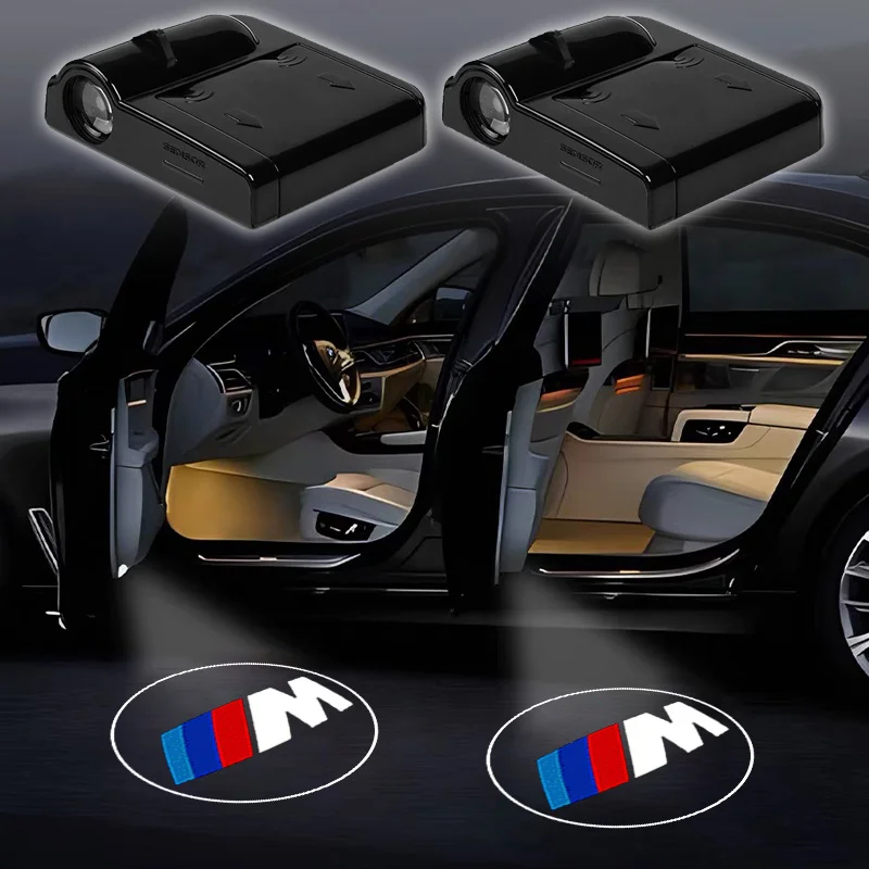 

High-definition Car Door Greeting Lights Opening Floor Illumination Lights For Mini BMW M E90 E60 F18 E46 F30 F20 M2 M3 Keychain