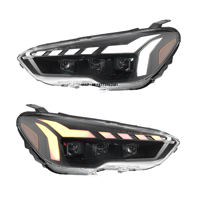 

2 Pieces for IX35 Tucson 2018 2019 2020 Auto Parts LED Head Lights Headlights Upgrade High Quality Dual LED Headlamps