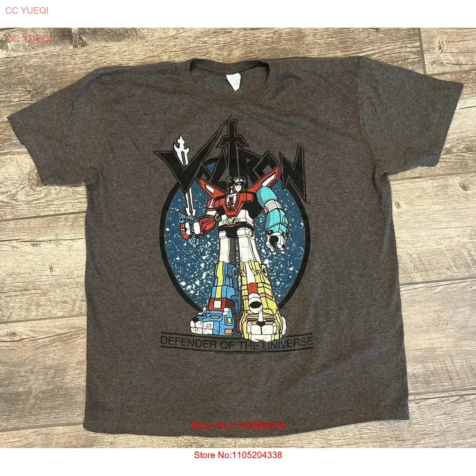 Vintage USA Soft Spun Voltron Defender Of The Universe T Shirt Size XL XG vintage Washed graphic Stretched Stylish Comfortable
