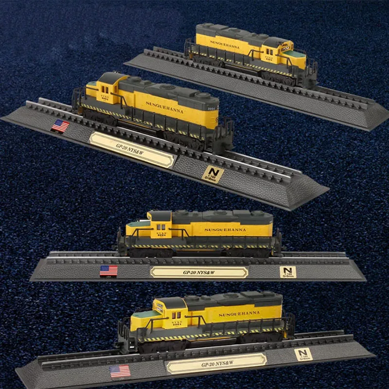 

1/160 Scale GP-20NYS&W Diesel Locomotive Vintage Train Model Static Display Static Collectible Toy Gift Souvenir Decoration