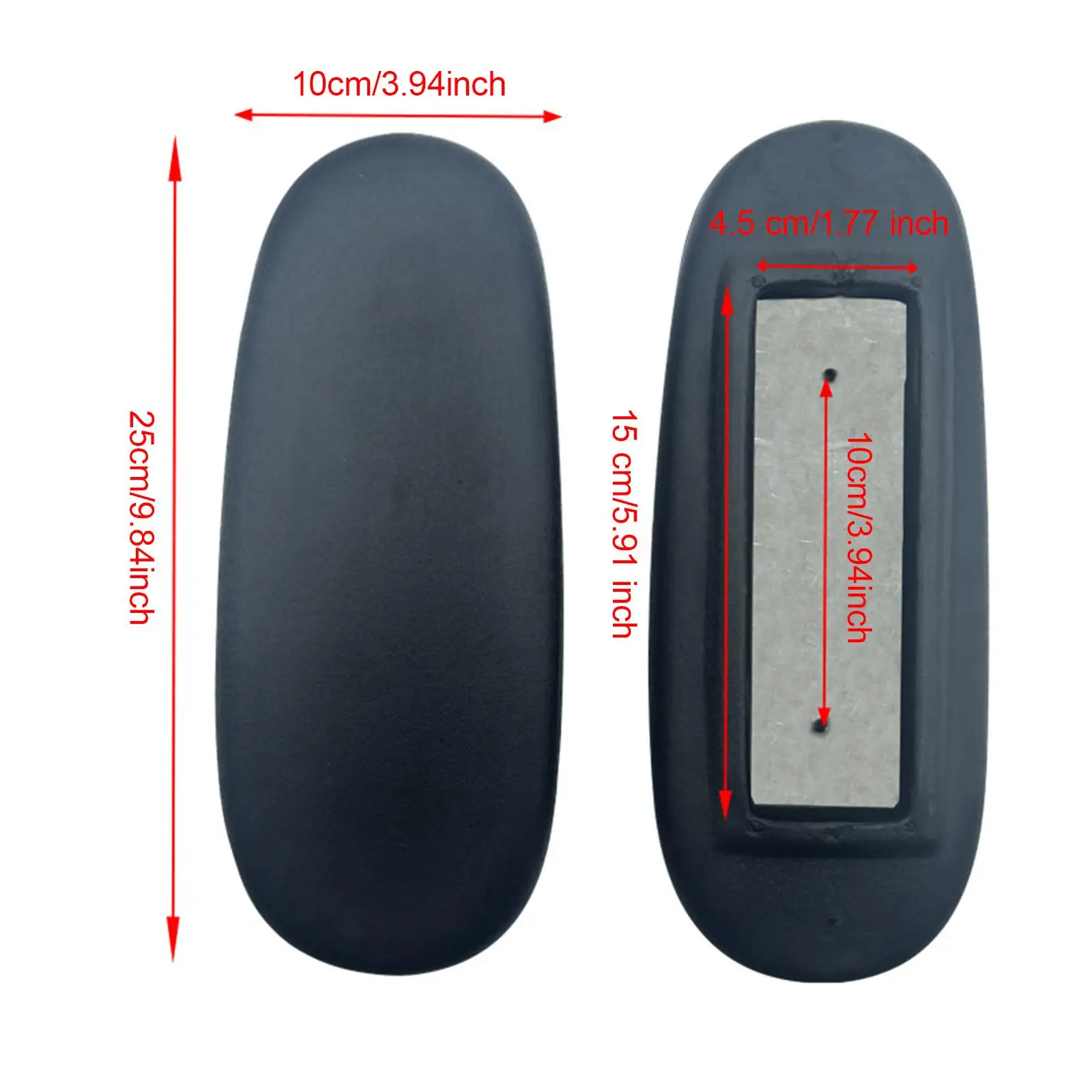2 Pieces Office Chair Armrest Pads Easy to Install Smooth Nonslip Universal