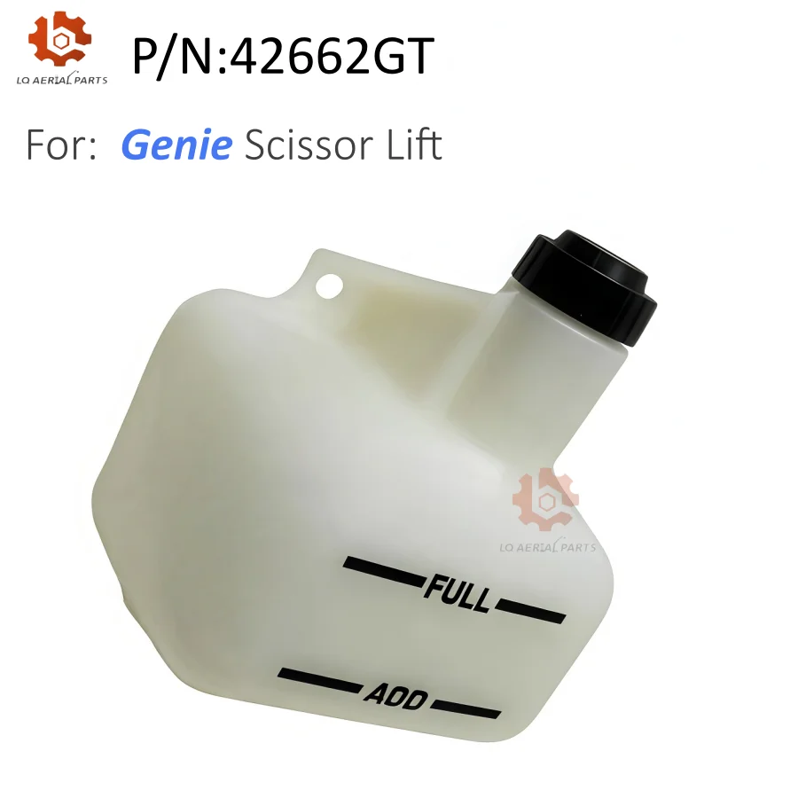 42662 42662GT 1.5QT Coolant Recovery Bottle Compatible With Genie Scissor Lift GS-2668RT GS-2669RT GS-3268RT GS-3369RT GS-3384