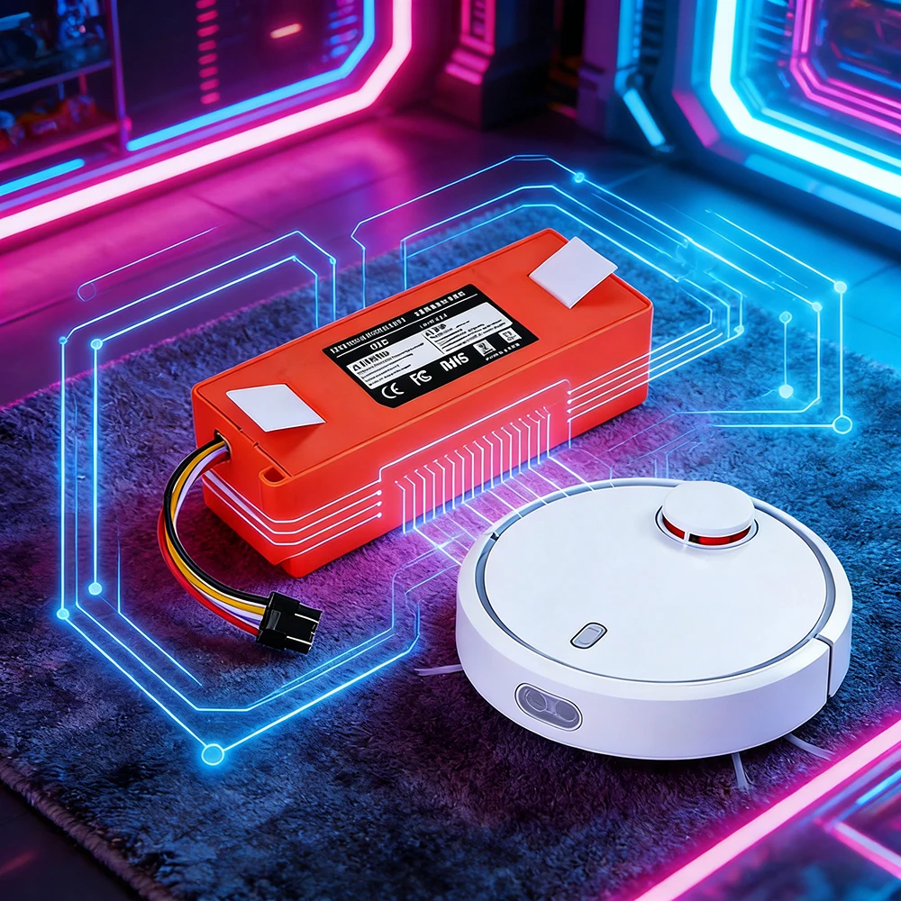 

14.4V Replacement Battery BRR-4S2P-5200D For XIAOMI Roborock S50 S51 S55 T60 Sweeping Mopping Robot Vacuum Cleaner Battery