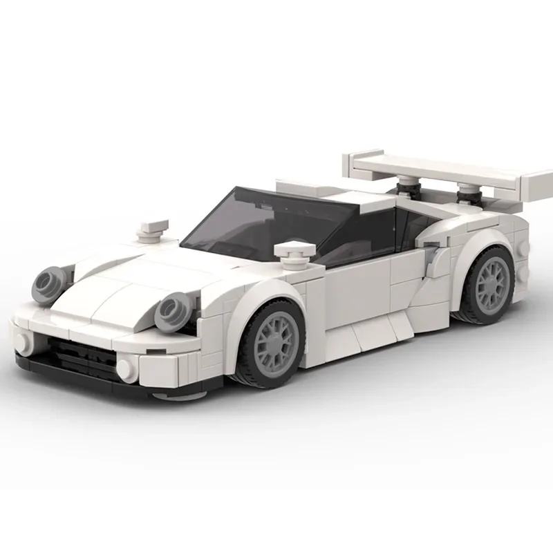 336 stücke MOC Porscheed City Champions Modell Bausteine Bau Weihnachten Geschenk DIY Spielzeug Kreative Idee Ziegel Kinder Geburtstag