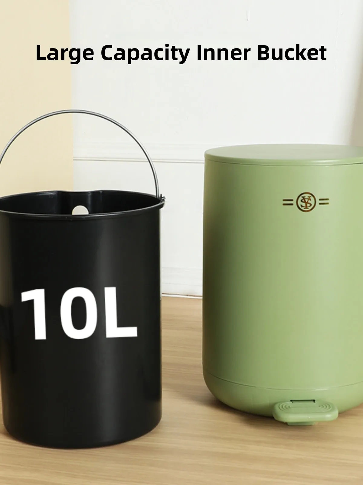 

Новая современная бесшумная педаль Tra Can, большая крышка Capaci, домашняя гостиная, спальня, простой пластиковый чехол Ele...