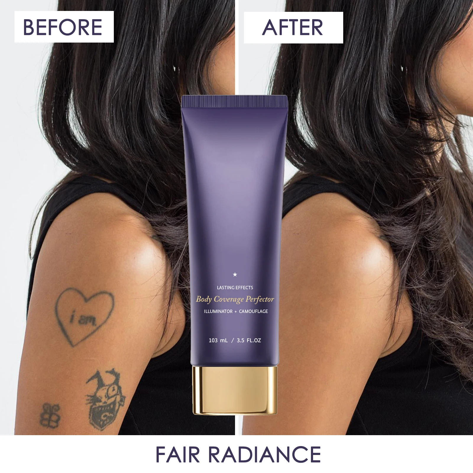 103ML Tattoo Body Concealer Make Langdurige Waterdichte Tattoo/Litteken/Vlekken Hoge Cover Crème Body Coverage Foundation crème