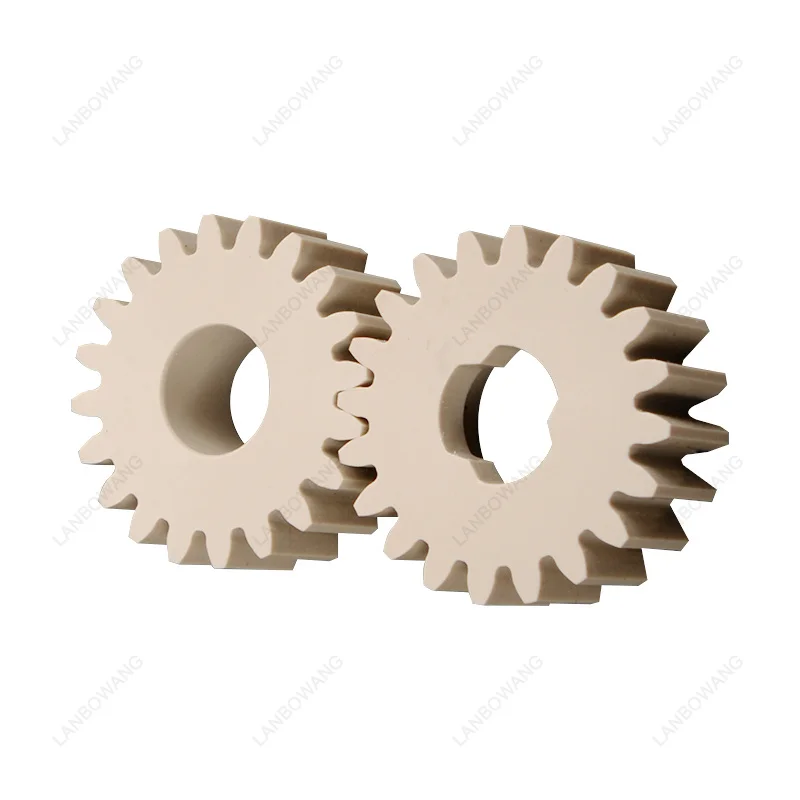 High Precision Plastic Helical Gear Set, 2-Piece Replacement Pump Gear for Soft Serve Ice Cream Machine