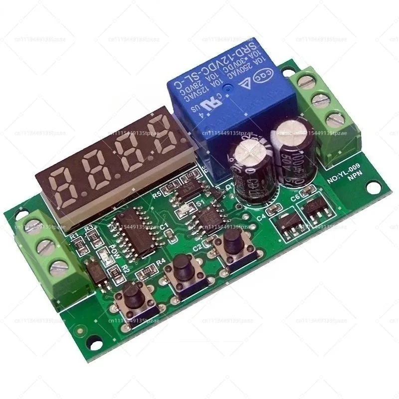 Hall Signal Detection Module Pulse Frequency Count Motor Rotation Speed Water Flow Detection Relay Output Control Accessory