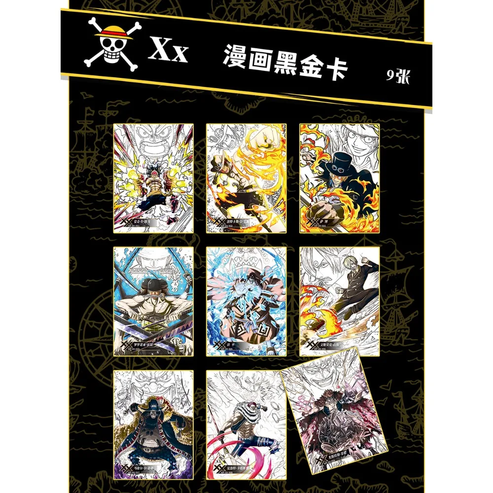 Anime One Piece Cards Juvenile Pirate Luffy Ace Sabo New Fourth Emperor Chapter Christmas Theme Platinum Card Kids Hobbies Gifts