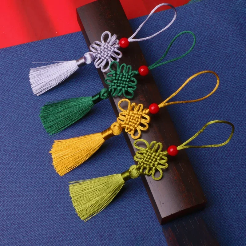 5/10 pièces, 5 cm, petits pompons en soie à nœud chinois, pendentifs, breloques pour rideaux, pompons pour couture, artisanat DIY, cadeaux, fabrication de bijoux, décoration