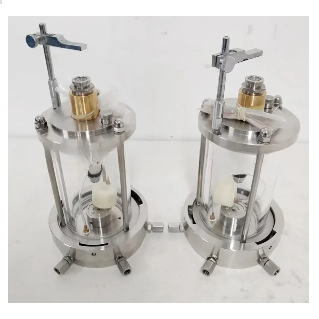 39.1mm Triaxial Cell Compression Test Apparatus for Soils Pressure Chamber Soil Triaxial Test Machine Triaxial Shear Strength