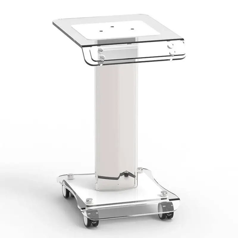 اكسسوارات الصالون أثاث التجميل المهنية الفاخرة عربة تخزين الشعر عجلات الوشم عربة 5 سرعات محطات بار مسمار أداة