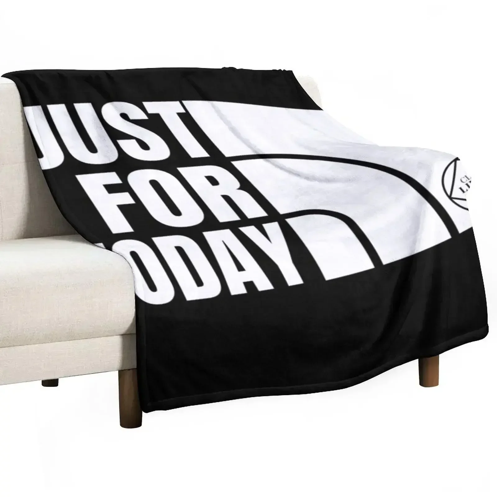 Just For Today Narcotics Anonymous NA Gift Throw Blanket Beach Personalized Gift bed plaid Decorative Sofa Blankets