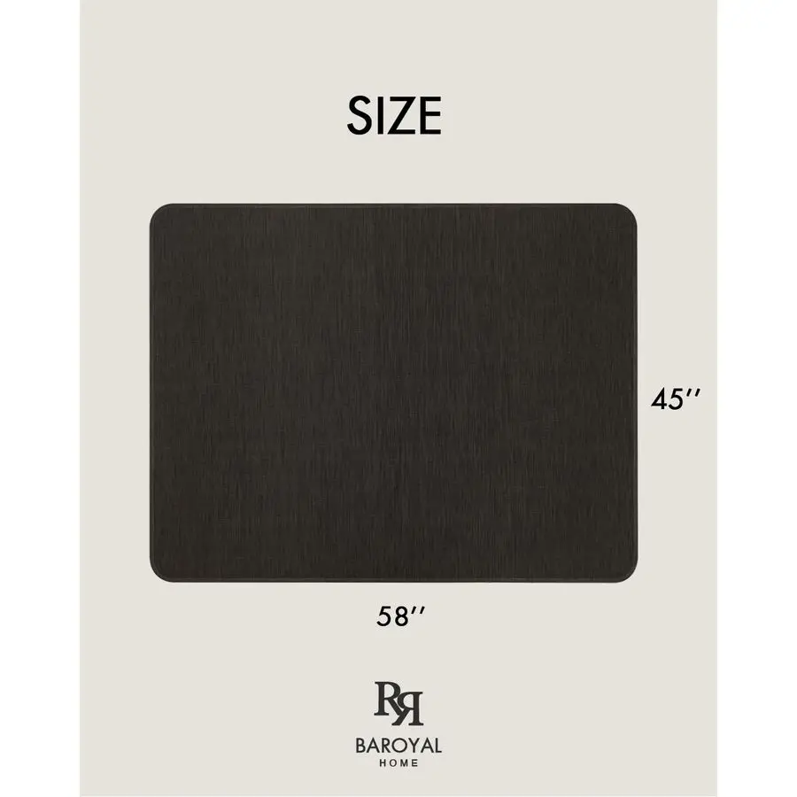 Chair Mat for Hardwood Floor Under Desk Computer Rolling Chair Mat for Wood Tile Floor NonSlip Heavy Duty Desk Rug PVC Plastic