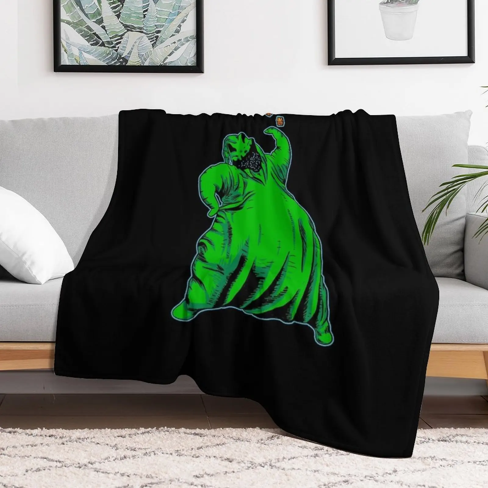 Oogie Boogie Throw Blanket halloween christmas gifts Designers bed plaid Blankets