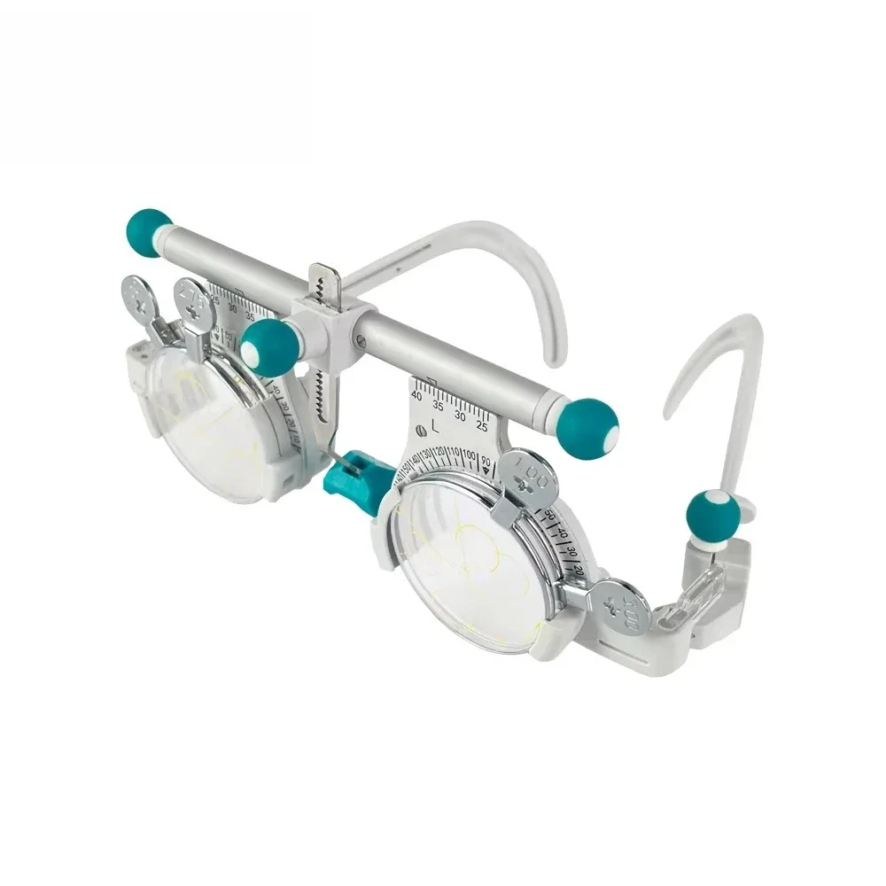 UTF-T4880J Adjustable Universal Progressive Trial Frame, Professional Optometry Instrument Multi-adjust PD/Axis for Eyeglass