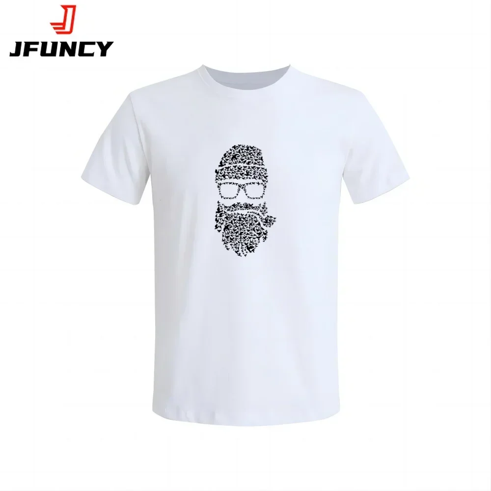 

Men Short Sleeve Tee 100% Cotton T-shirts Oversized Men's Clothing 2025 Summer Mens T Shirt New Man Tops Fashion Graphic Tshirts