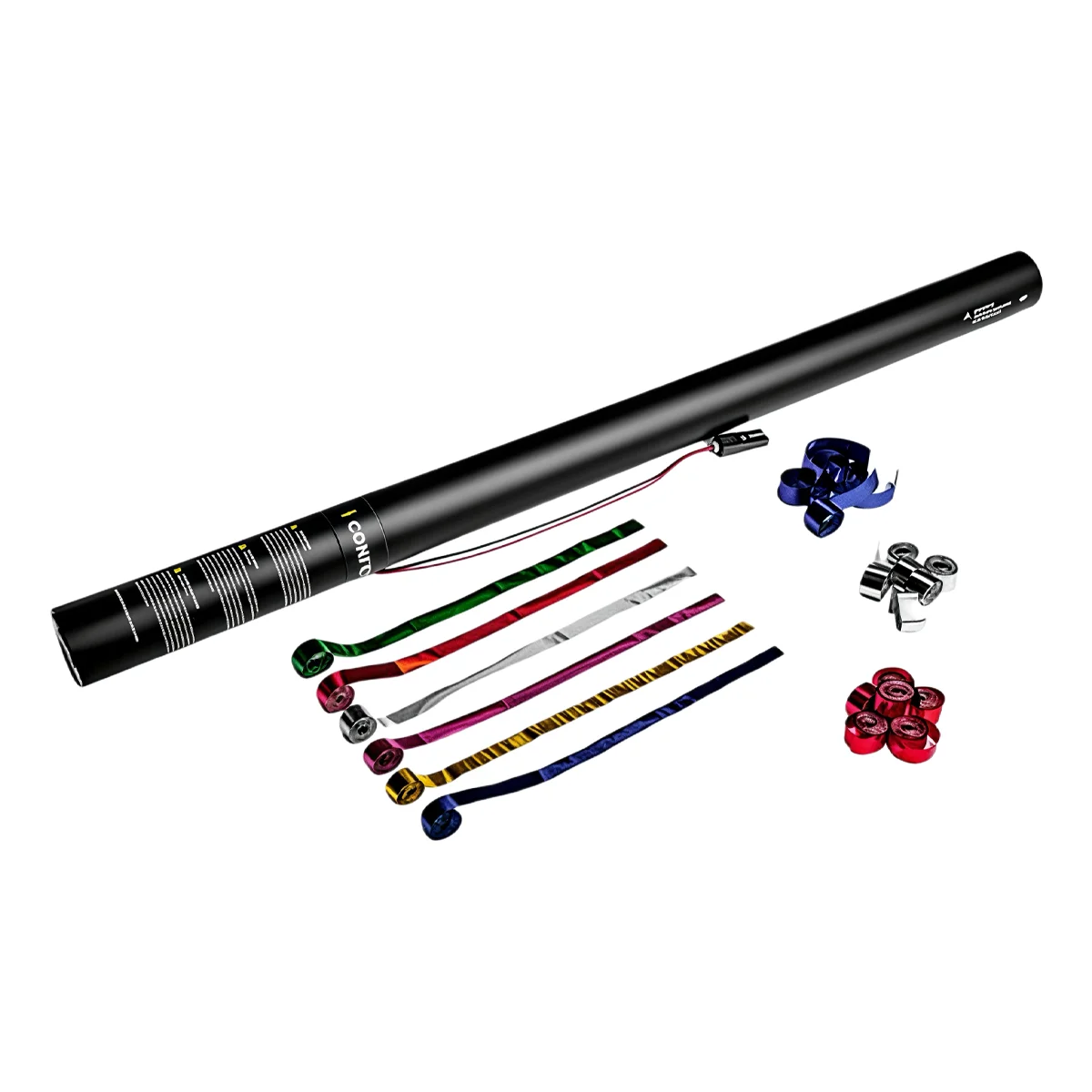 White Red Heart Paper Electric Confetti Cannon Party Popper With Streamer Smoke For Wedding Graduation And Celebration