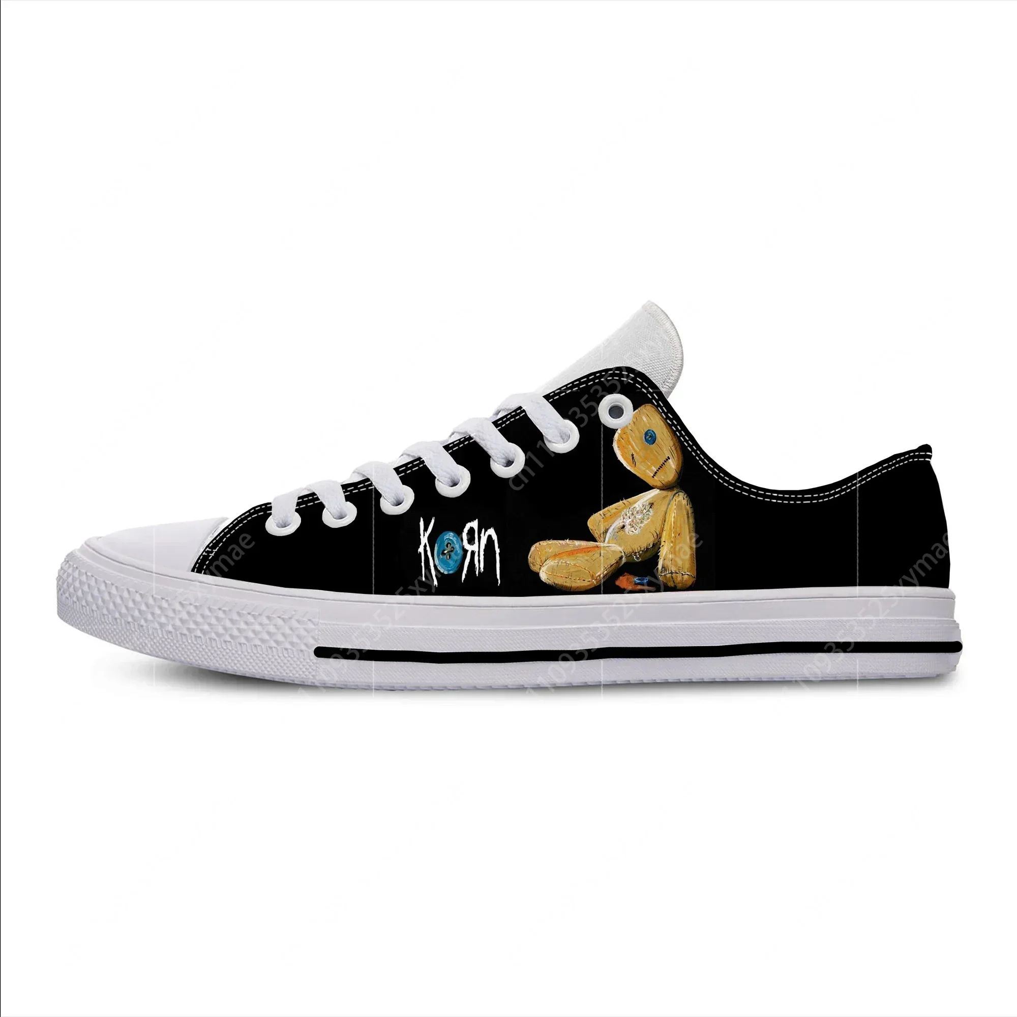 

Korn Rock Band Low Top Sneakers Mens Womens Teenager Casual Shoes Canvas Running Shoes 3D Printed Breathable Lightweight shoe
