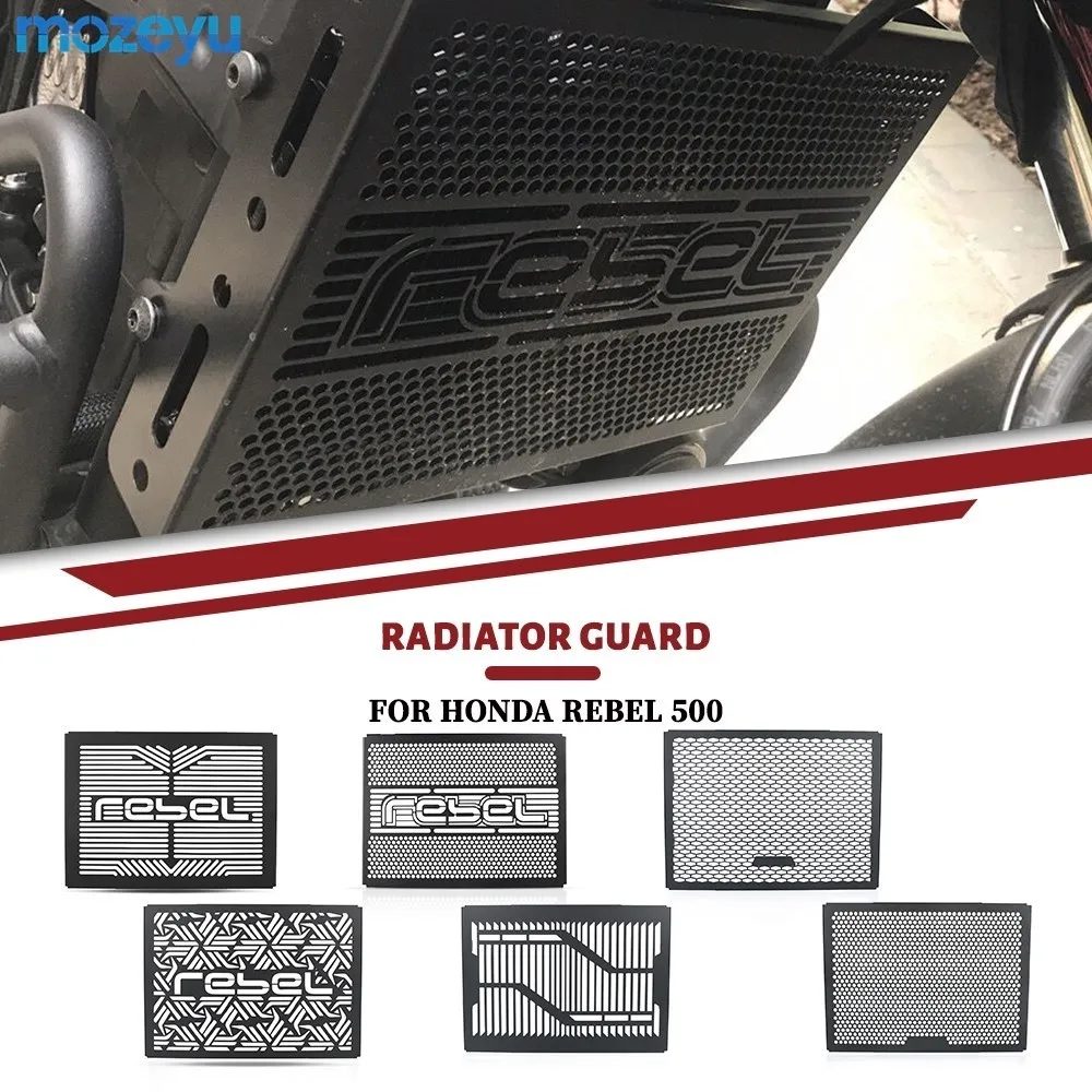 

2026 2025 For Honda Rebel 300 500 CMX300 CMX500 2017-2026 2025 Motorcycle Part Radiator Grille Guard Protection Cover Protector