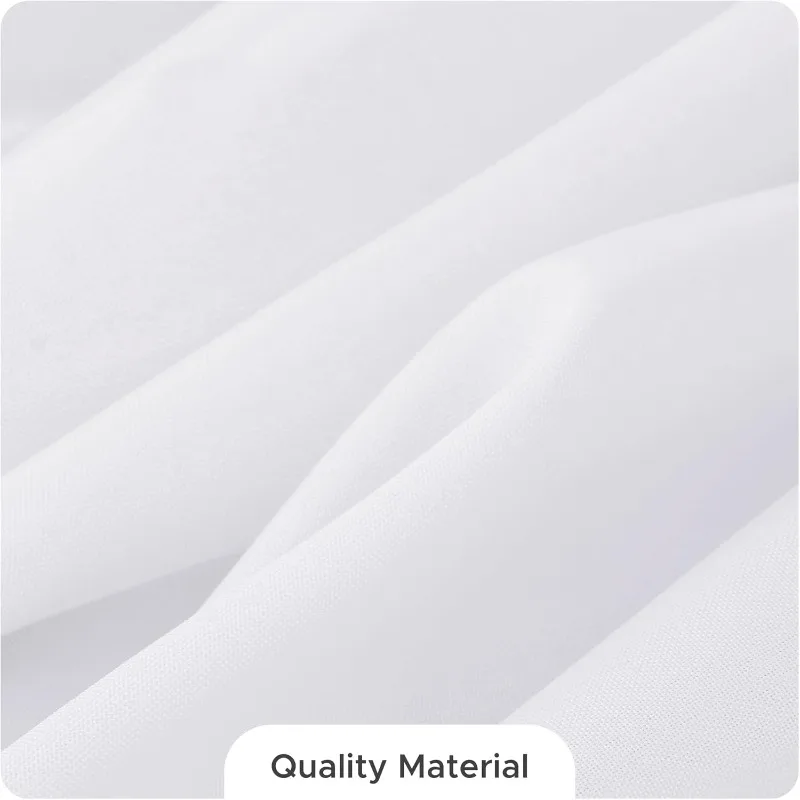 8 Pack Table Cloth Rectangle Table: Stain and Wrinkle Resistant Tablecloth Rectangular, Washable Polyester Table Cover