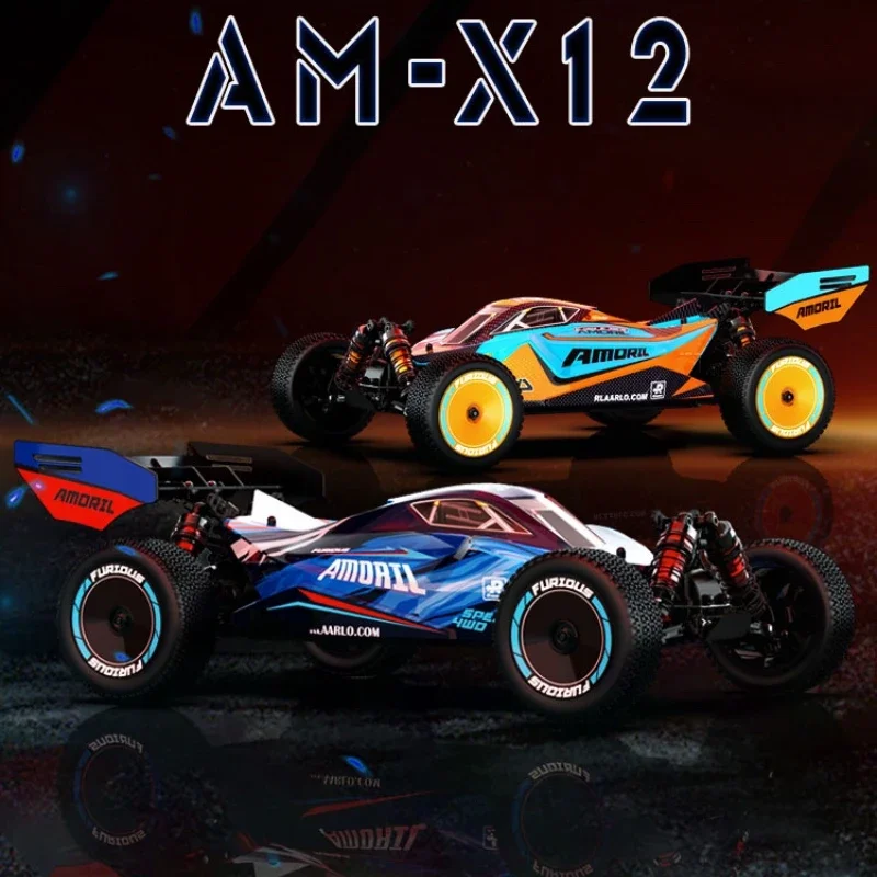 Rlaarlo RC Car AM-X12 1/12 4WD 2.4GHz Brushless High Speed RTR Remote Control Buggy Off-road Model Vehicle Adult Children Toys