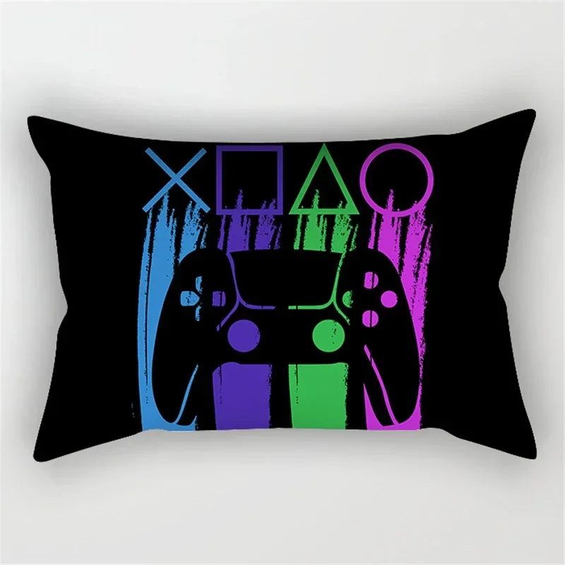 30x50cm 40x60cm 50x70cm esports gaming player handle Print Pillowcase Sofa Hold Car Seat Cushion Cover Gaming Room decor Home