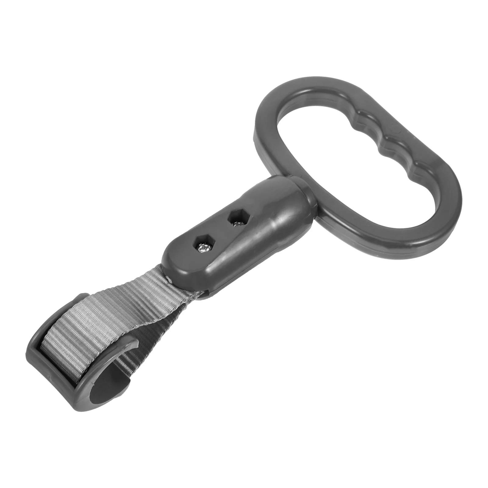 

Bus Handle Ring Replacement Gray Oval Non Slip Texture for Elderly Subway Car Assist Handles Efficient Boarding