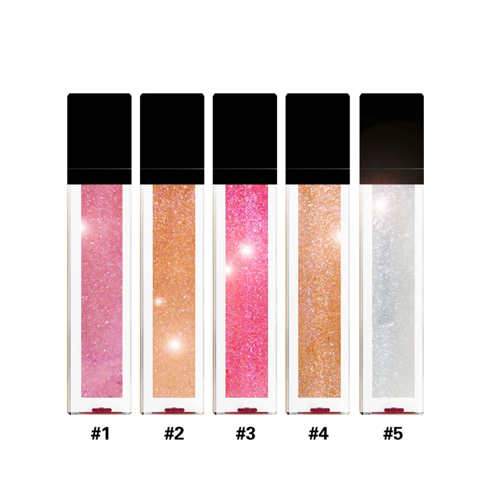 

Custom 11colors Glitter Lipgloss Shiny Moisturizing Non-sticky Long Lasting Nourish Lip Care Makeup Cosmetics Bulk Private Label