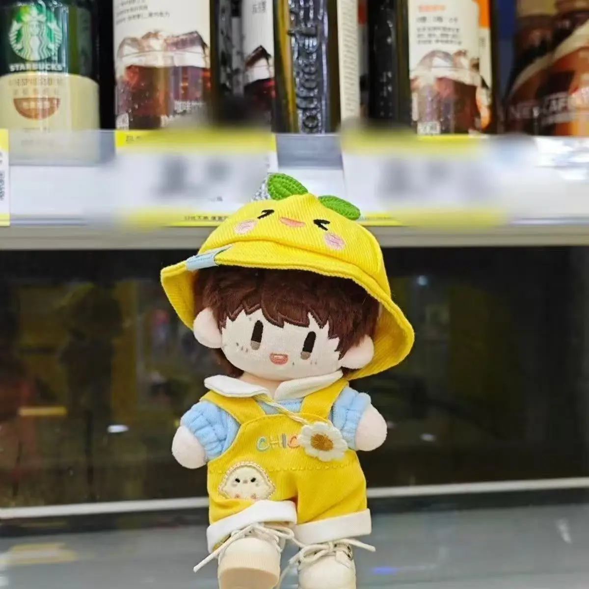 Одежда для кукол 10 см, весенний комплект униформы для детского сада, милый хлопковый плюшевый наряд для куклы, очаровательные комбинезоны, подарок для детей