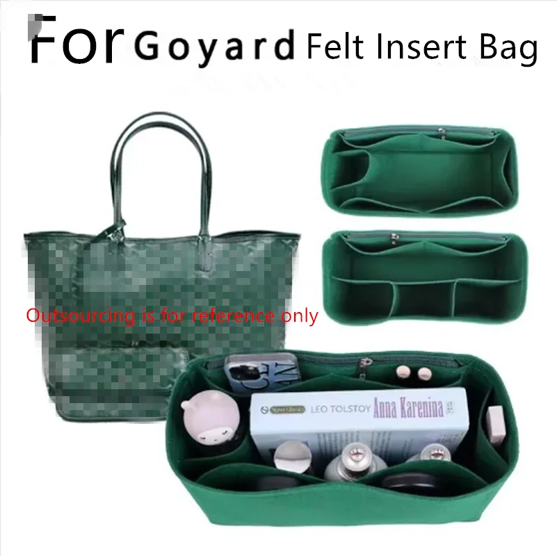 Fits GO YARDING Tote Premium Felt Insert Bag Organizer Cosmetic Bag Handbag shaper Organizer Travel Inner Purse y2k itabag
