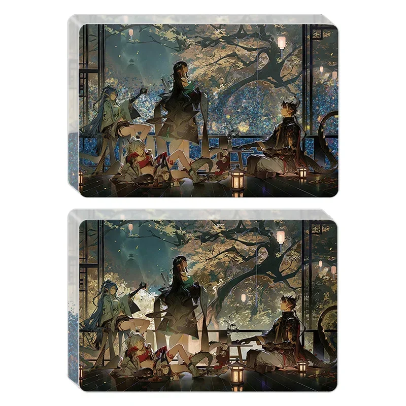 

Anime Game Arknights Chongyue Cosplay Standing sign Collectible Quicksand Mahjong Acrylic Desktop Decoration Xmas Mascot Gift