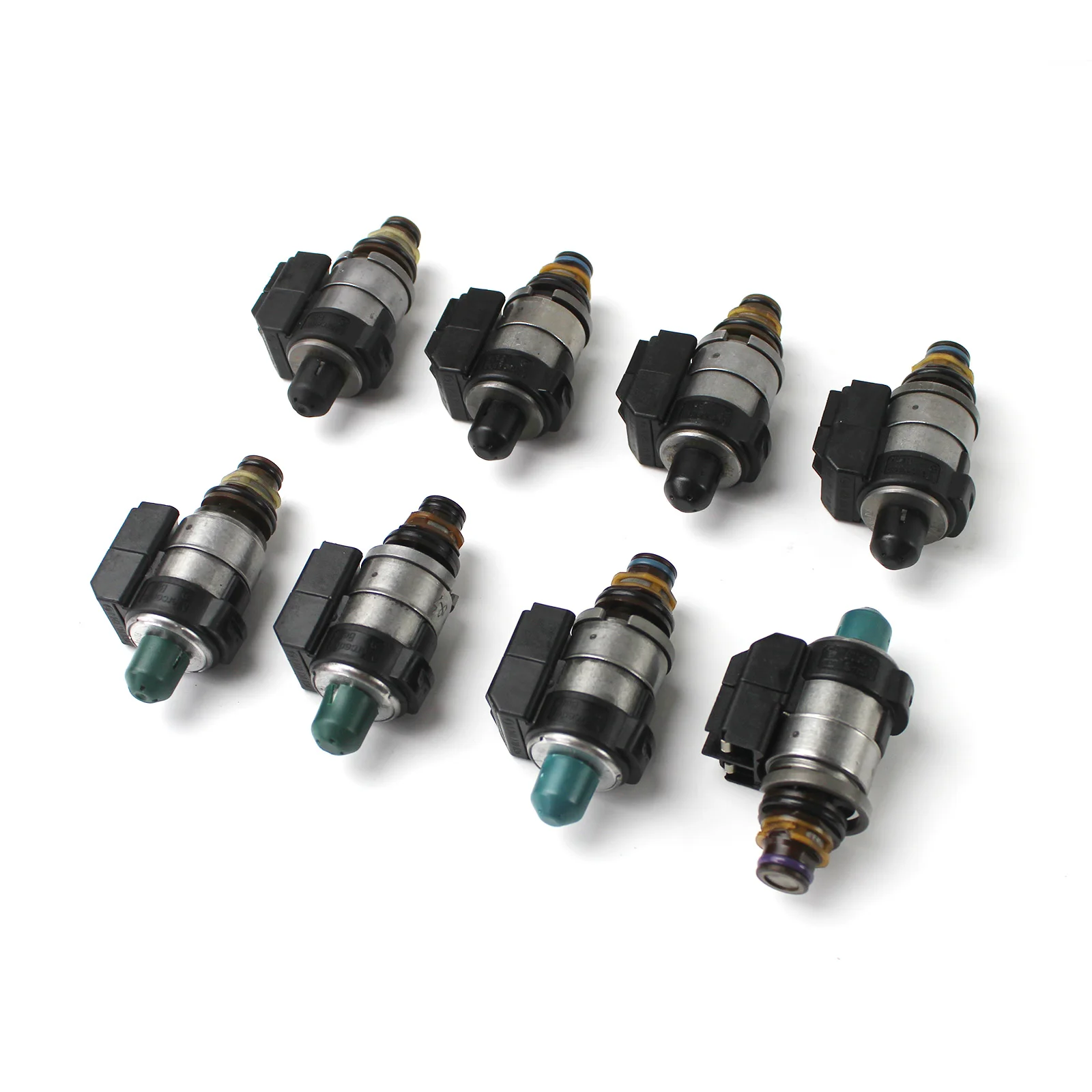 8x 722.9 Transmission Solenoids Set For Mercedes Benz 7 Speed Automatic Gearbox 2202771098 2202770198 2202770898 Car Parts