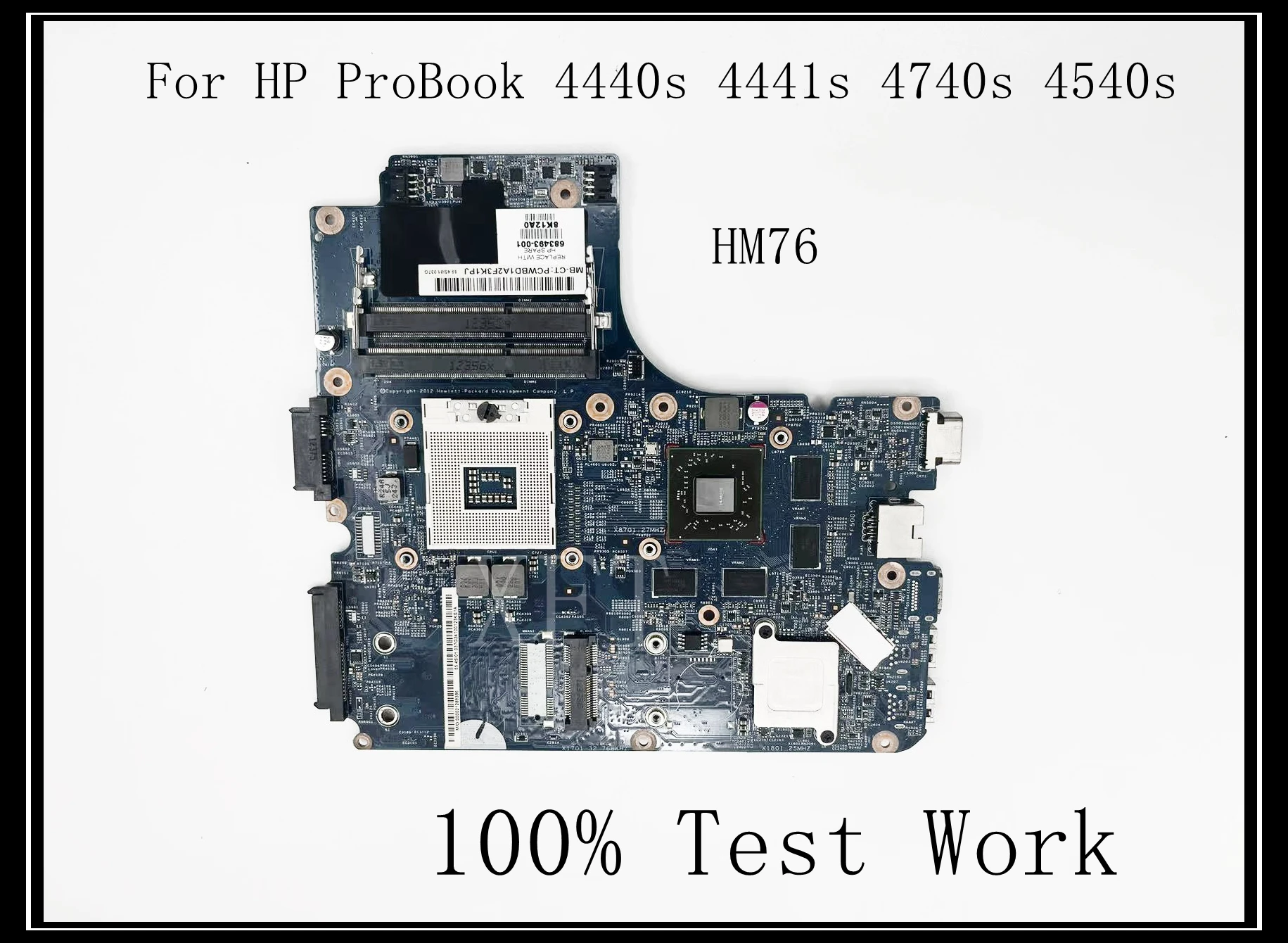 For HP ProBook 4440s 4441s 4740s 4540s Notebook Laptop Motherboard HM76 11243-1 SLJ8E 216-0833002 100% Test Work