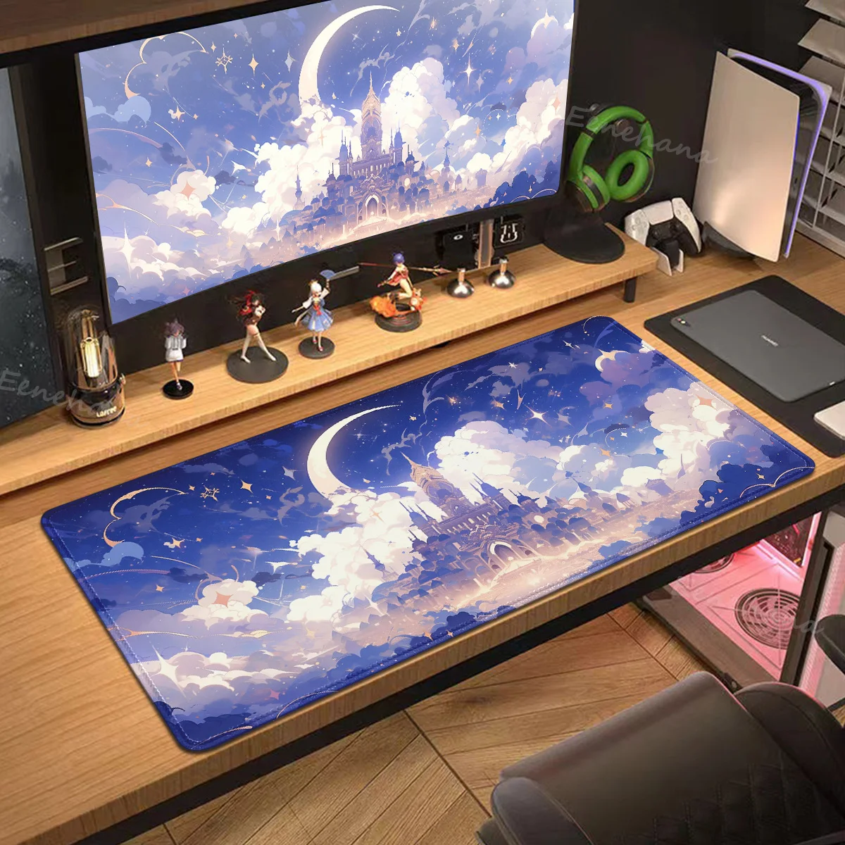 

Large Mouse Pad Dreamy Sky Clouds Gaming Mousepad Kawaii Desk Accessories Deskmat Keyboard Mat Mats Anime Mause Gamer Pc Pads