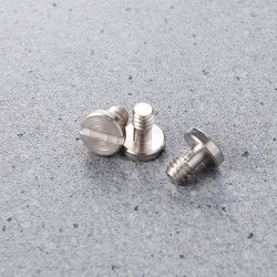 2/6pcs 1/4 2mm*13mm Screws Camera Tripod Without Handle Universal Quick Release Plate Screw Dslr Camera Mount Screw Quick