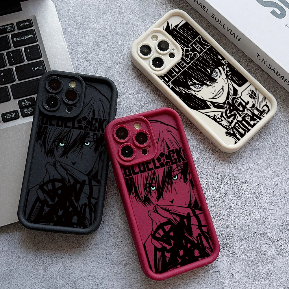Anime B-Blues Locks Phone Case for Samsung Galaxy A57 A56 A55 A54 A53 A37 A36 A26 A25 A24 A17 A16 A13 A12 A07 A06 4G 5G Cover