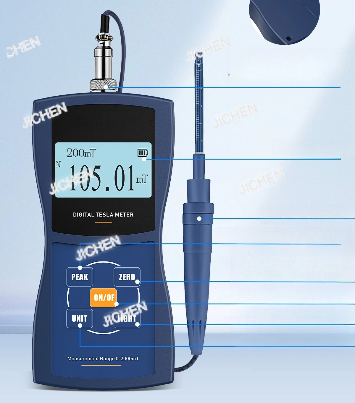 Gauss Meter Handhel…