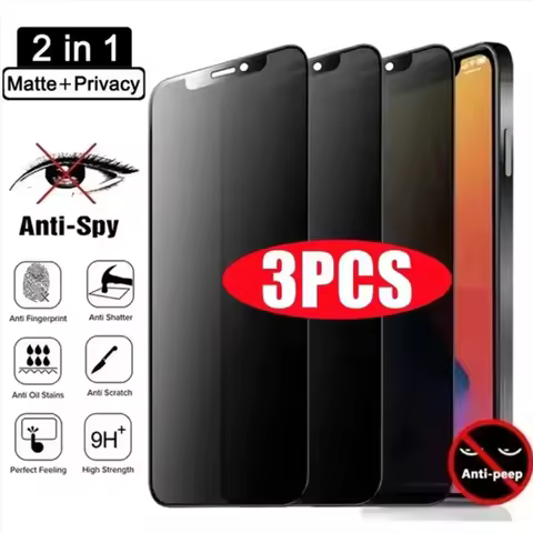 Matte Privacy Screen Protector For Poco X7 M7 F7 Pro Anti Spy Film for Poco X6 X5 X3 M6 F3 F5 Pro M5S C75 C71 C65 Ceramic Film