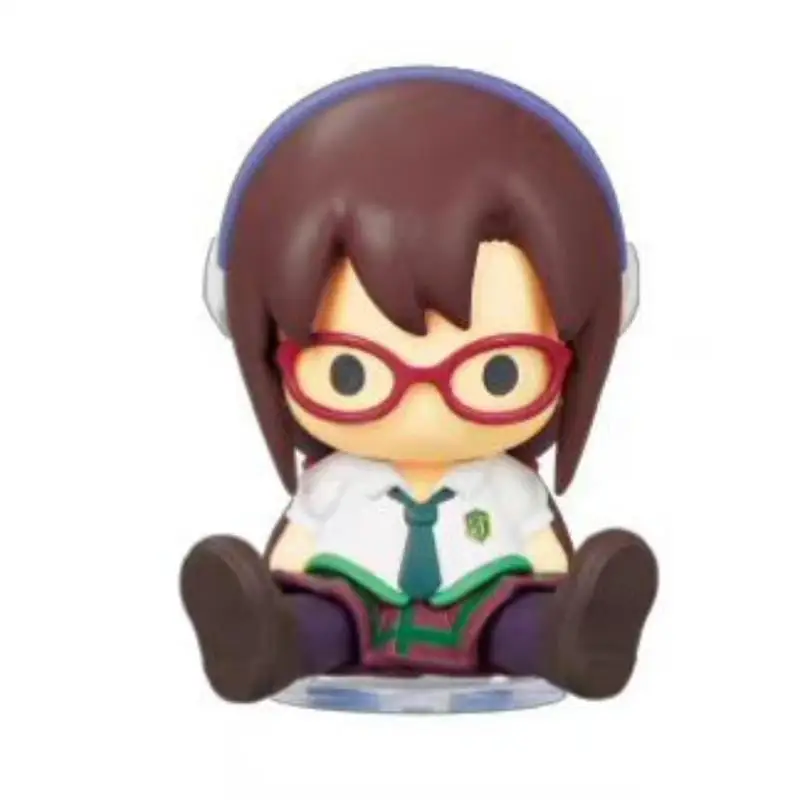 

NewRement Official Evangelion EVA Sitting Figurine Blind Box Collectible Desk Decor Shinji Ikari Rei Ayanami Kaworu Nagisa Anime