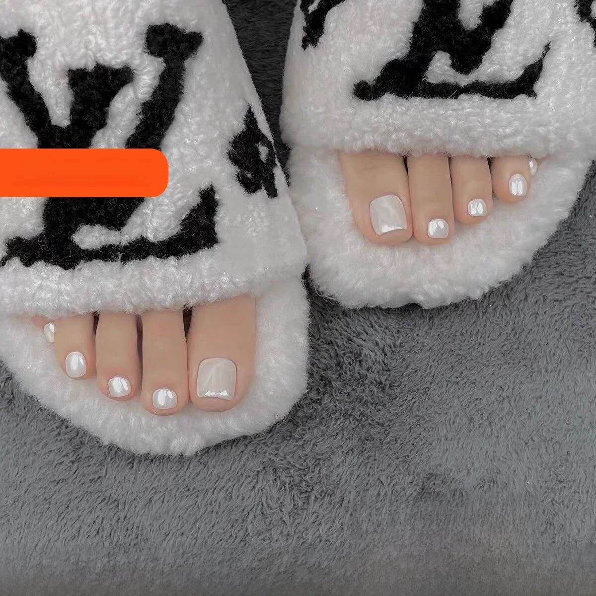 

Аврора бусина жемчужно-белые типсы для ногтей ручной работы носимые водонепроницаемые долговечные инструменты для дизайна ногтей для беременных женщин съемные