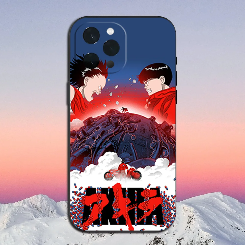 Anime Akira Phone Case for iPhone 11 12 13 14 15 16 Max Pro Plus Soft Shell