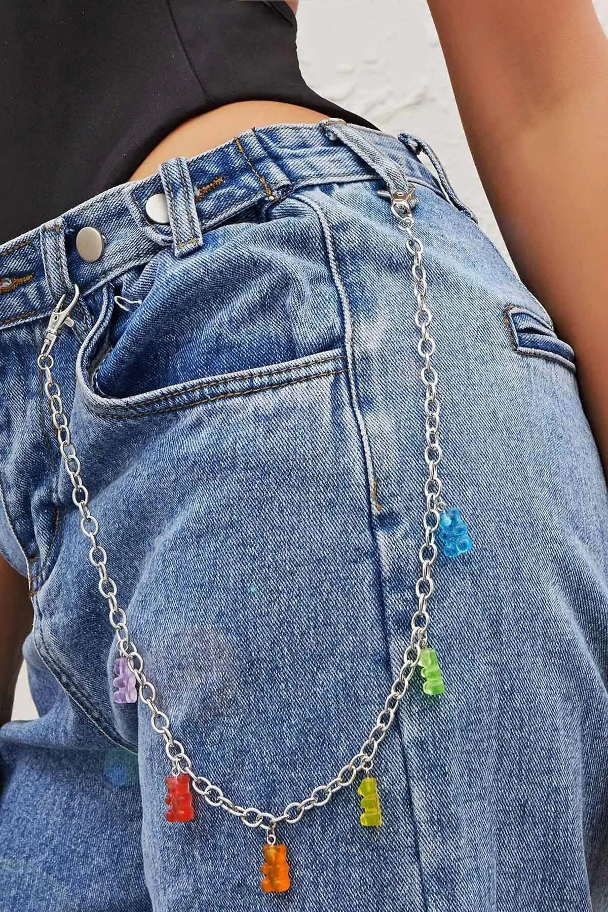 Jelly bean Figured Pantalon Accessory-chain Belt Trend Women 'S Special Cut Belt High Quality Belt Buckle