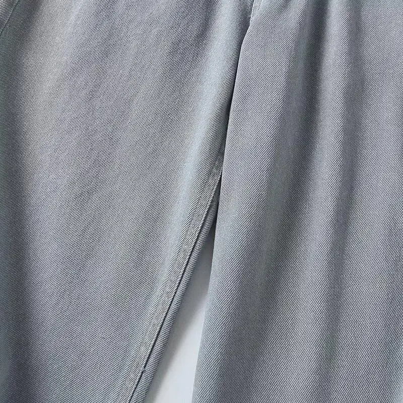 Donegirl 2024 New Spring Autumn Women Straight Leg Jeans Solid Casual Simple Loose Long Pants Versatile Trousers Female Chic