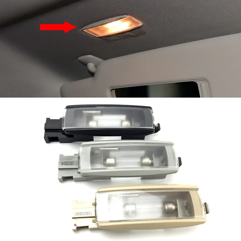 

1/2pcs Dome Lamp Reading light Car Interior MakeUp lights For VW Passat B6 B7 CC Golf 5 MK6 MK7 Tiguan Polo SEAT Leon 1KD947109A