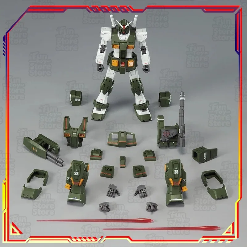 Bandai Gundam FA-78-1 FULL ARMOR Gundam FA-78 THUNDERBOLT Ver Action Figure HG 1/144 Anime Model Kit Building Toy Collectible